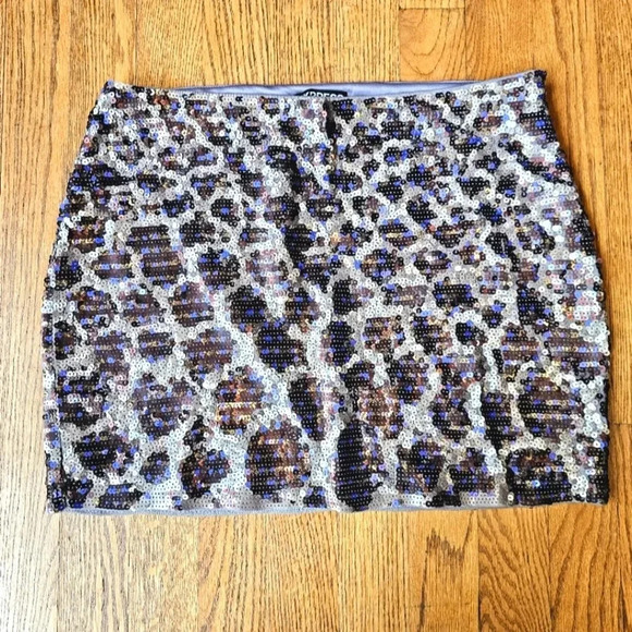 Express sequin mini skirt size XS - Picture 1 of 3